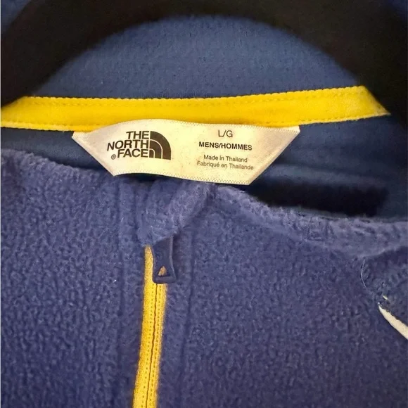 The North Face Men's Performance Jacket in Blue and Yellow - Picture 2 of 3
